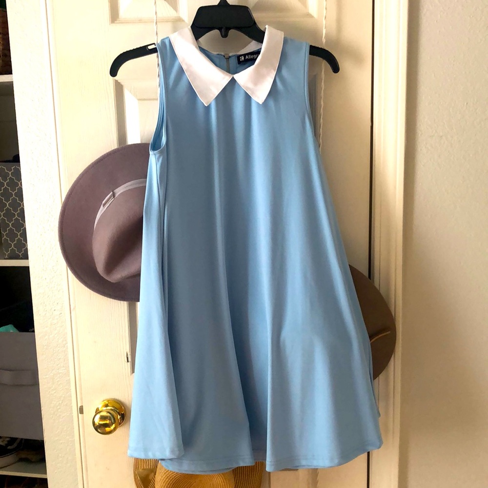 Retro styled powder blue dress! Worn once!